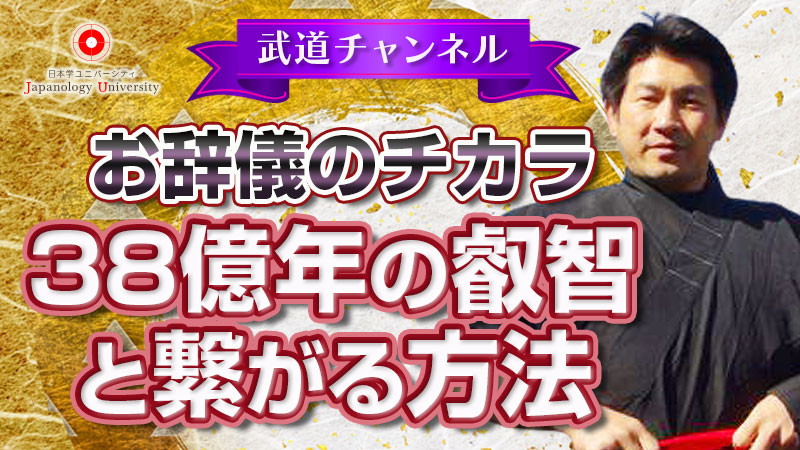 お辞儀のチカラ〜38億年の叡智と繋がる方法