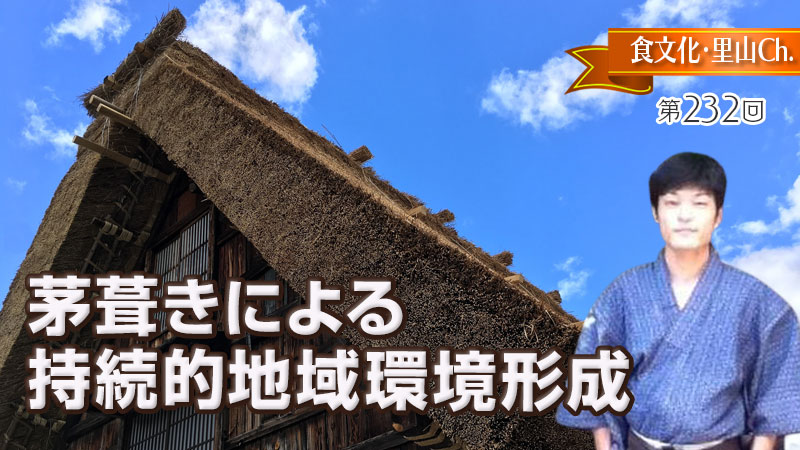 茅葺きによる持続的地域環境形成